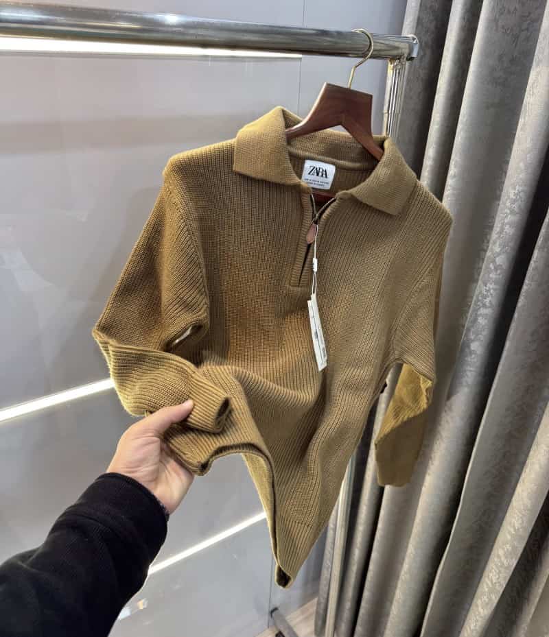 Zar a Beige Premium Classic Pull Over