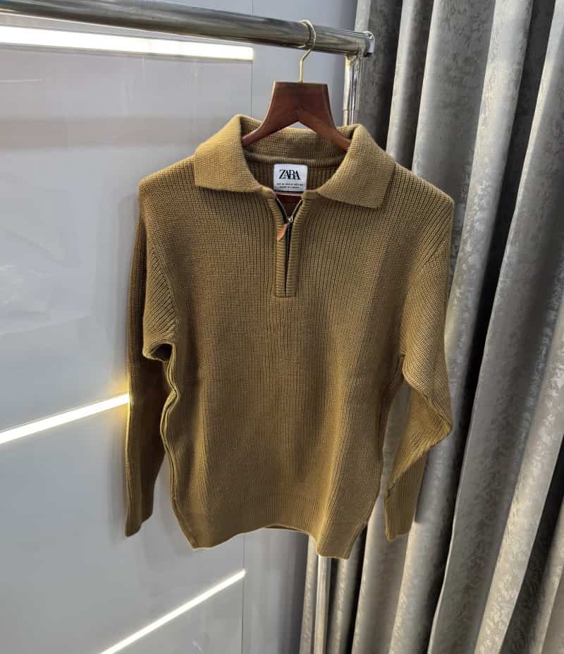 Zar a Beige Premium Classic Pull Over Secondary image