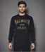 Balmai n Paris Black Logo Print Premium Sweatshirt