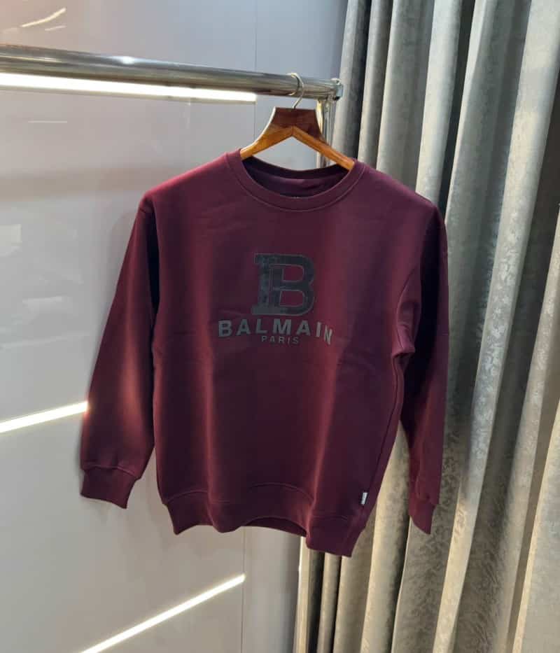 Balmai n Paris Wine Logo Work Imported Sweatshirt Main image