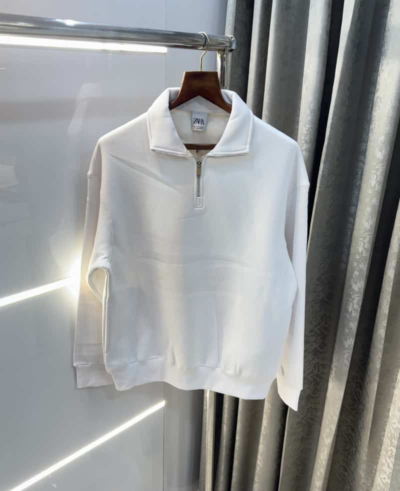Zar a White Premium Classic Sweatshirt Secondary image