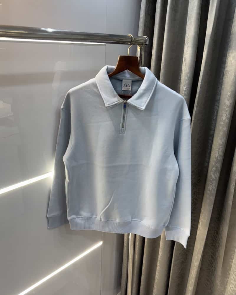 Zar a Sky Blue Premium Classic Sweatshirt Main image