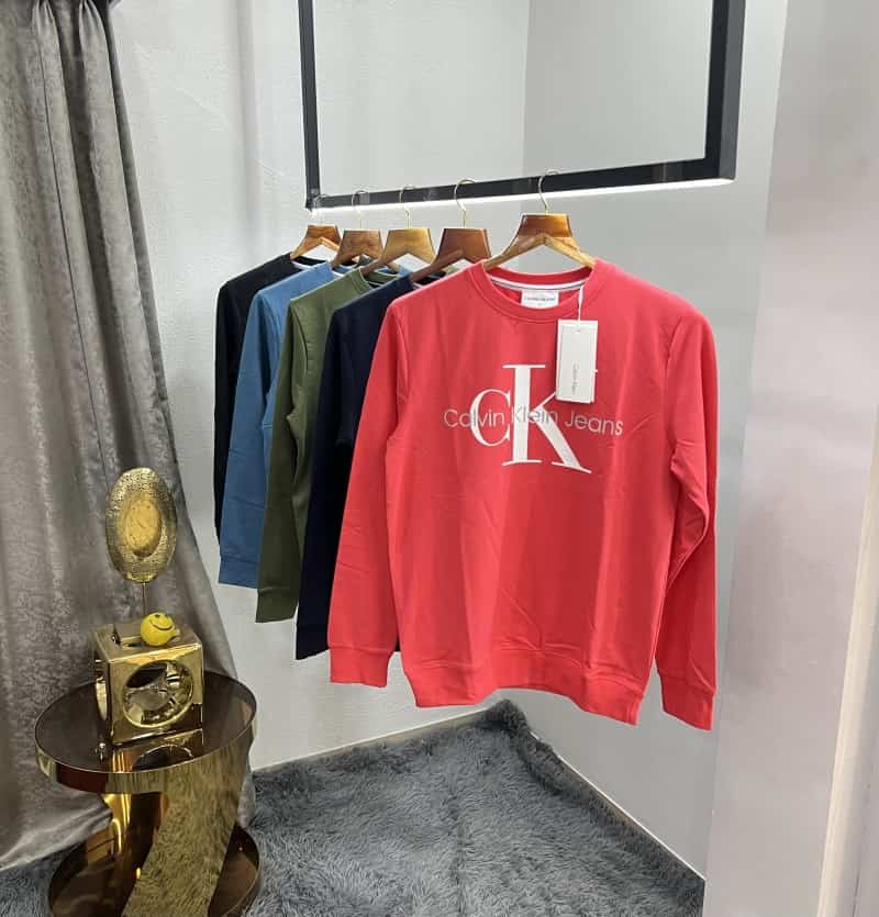 Calvi n Klein Milange Logo Print Premium Pull Over Secondary image
