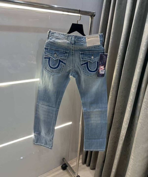True Religion Sky Blue Imported Premium Boot Cut Denim