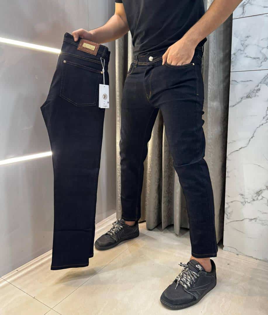 Balmai n Paris Raw Wash Imported Hyperfle-X Denim Secondary image