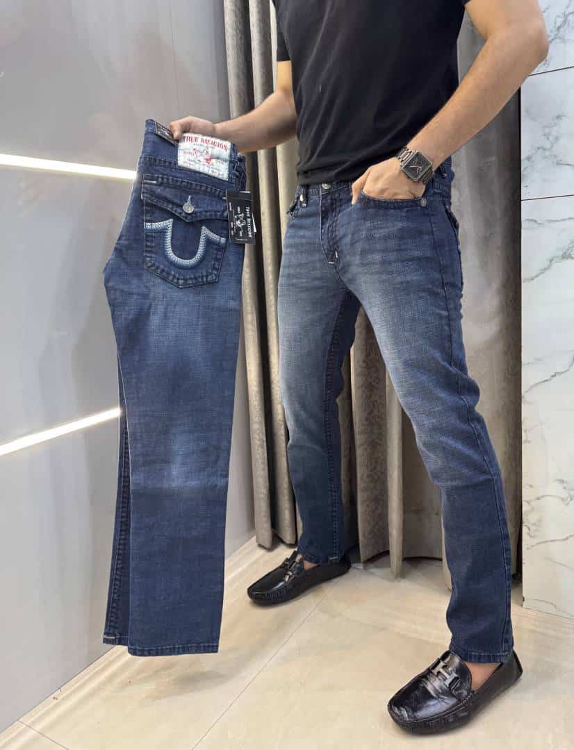 True Religion Blue Imported Premium Boot Cut Denim