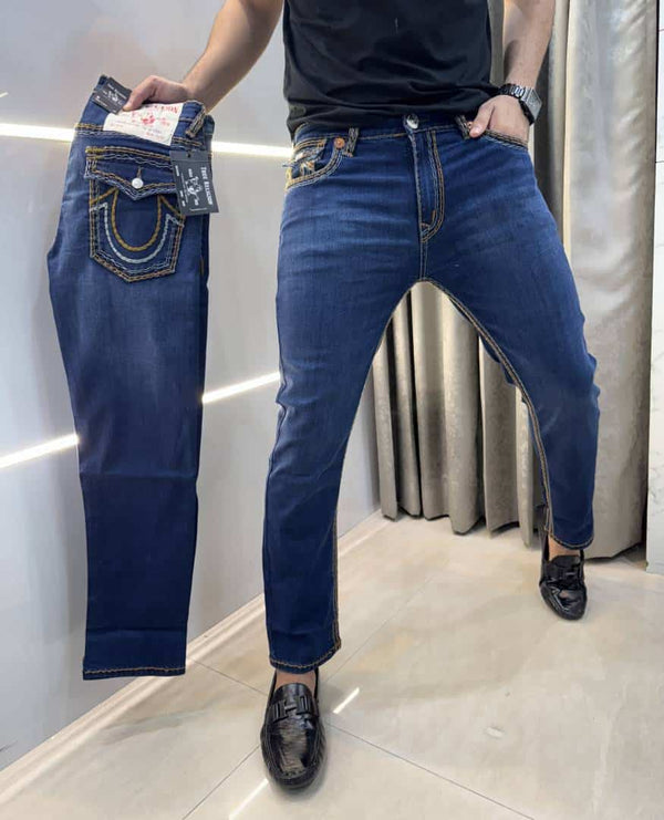 True Religion Blue Imported Premium Boot Cut Denim