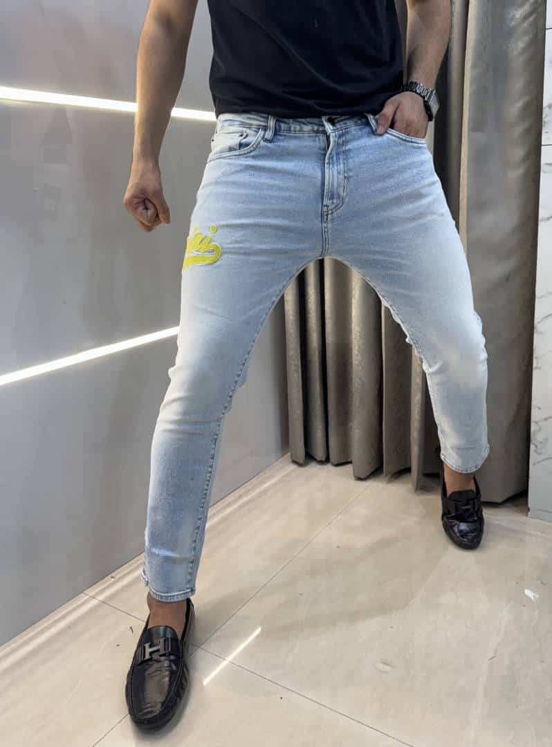 Amir i Sky Blue Imported Designer Denim Secondary image