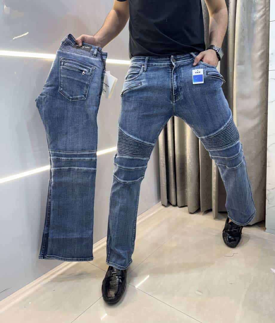 Balmai n Paris Blue Imported Rider Designer Denim Secondary image