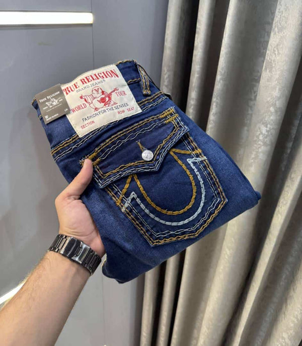 True Religion Blue Imported Premium Boot Cut Denim