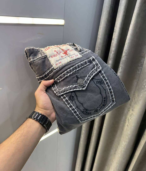 True Religion Carbon Imported Premium Boot Cut Denim