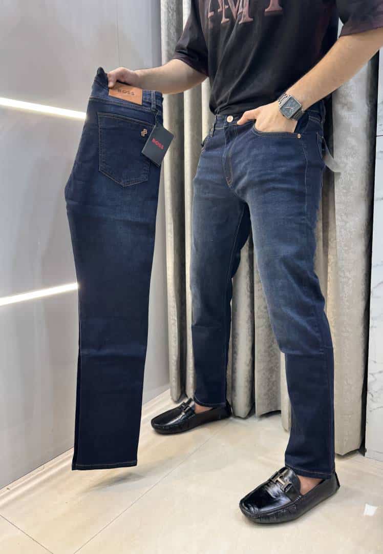 Hugo Bos s Dark Shade Premium Classic Denim