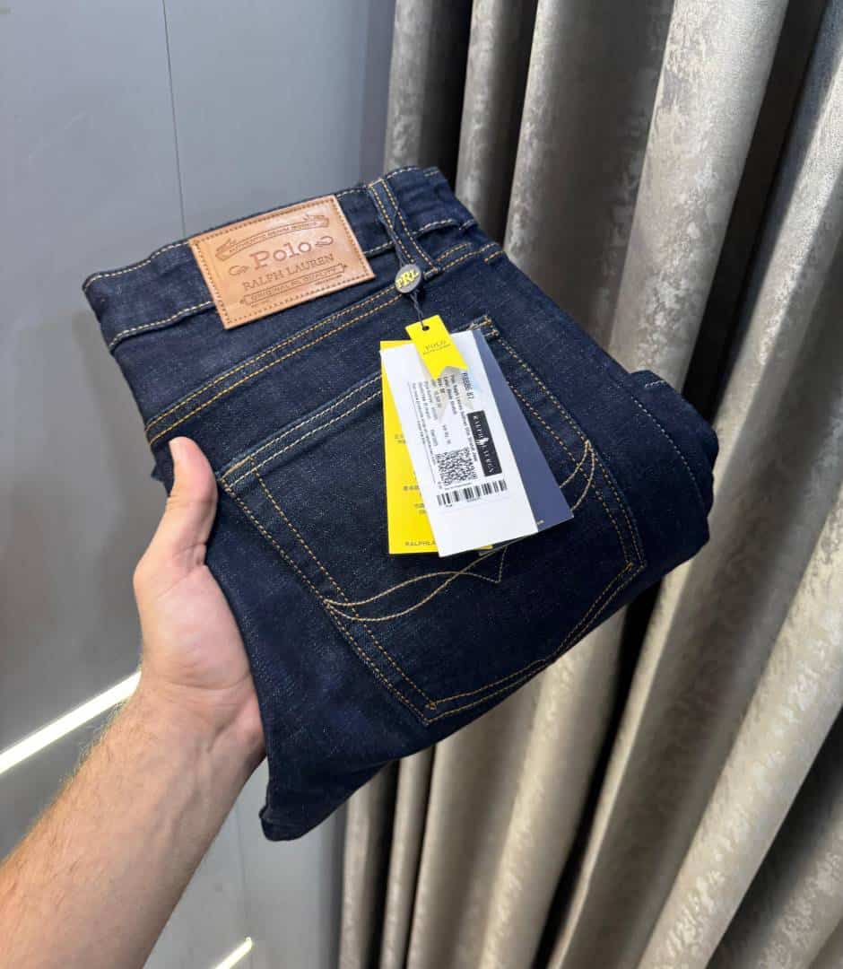 Ralp h Laure n Blue Raw Wash Premium Classic Denim