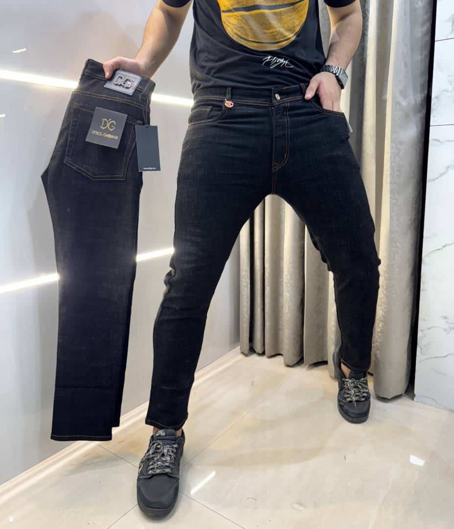 Dolce&Gabbana Carbon Raw Wash Imported Hyperfle·x Denim