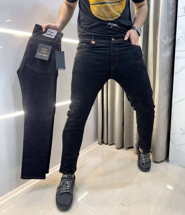 Dolce&Gabbana Carbon Raw Wash Imported Hyperfle·x Denim