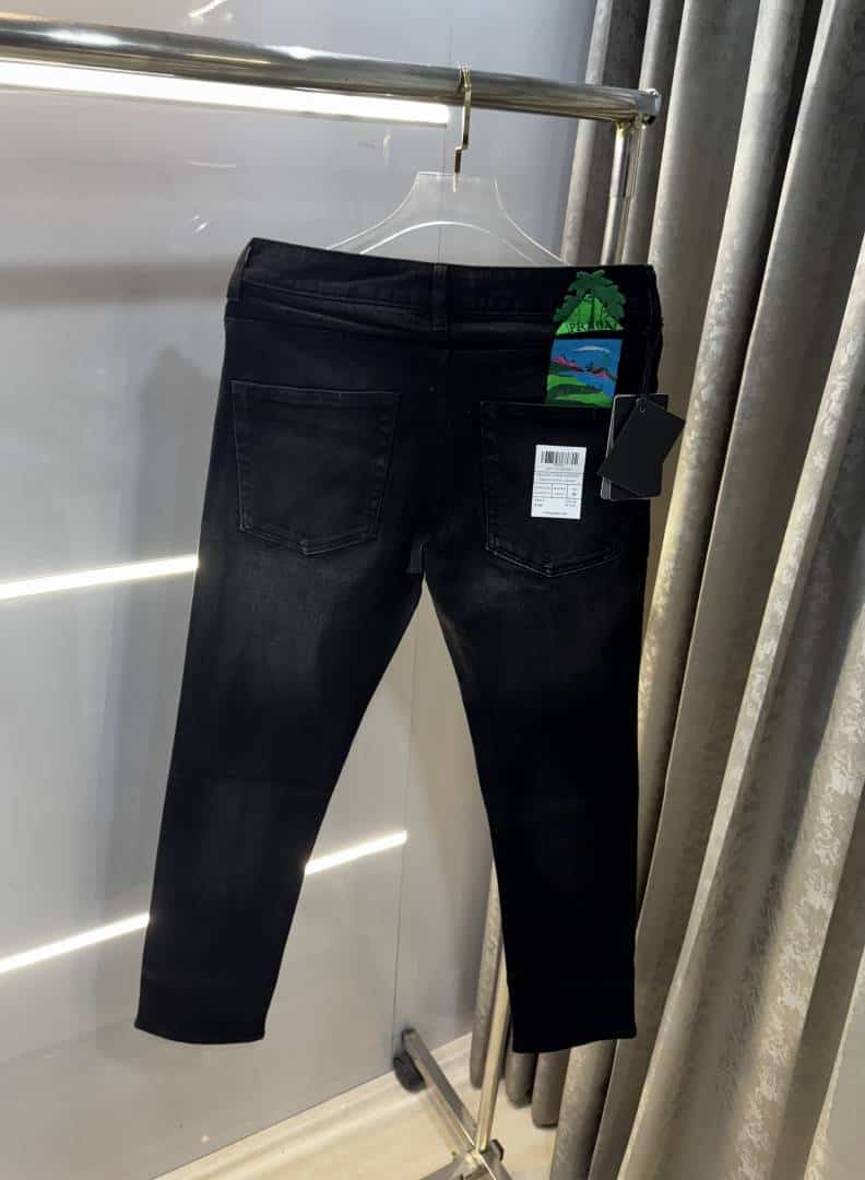 Prad a Milano Carbon Black Pocket Logo Imported Hyperflex Turkey Denim Main image