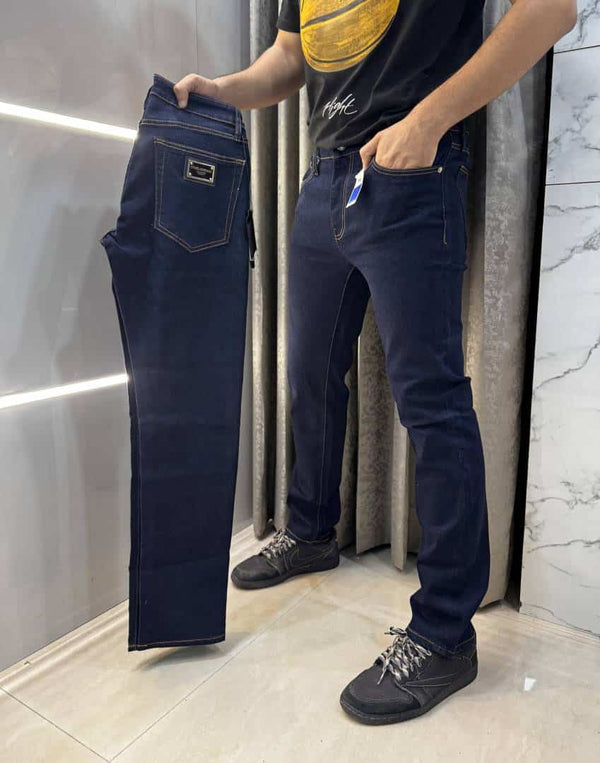 Dolce&Gabbana Blue Raw Wash Pocket Logo Imported Hyperfle. Denim