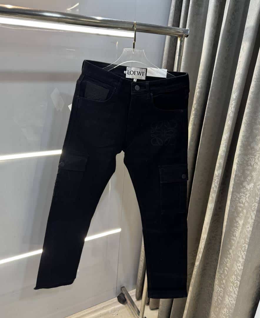 Loew e Jet Black Imported Hyperfle Turkey Denim Secondary image