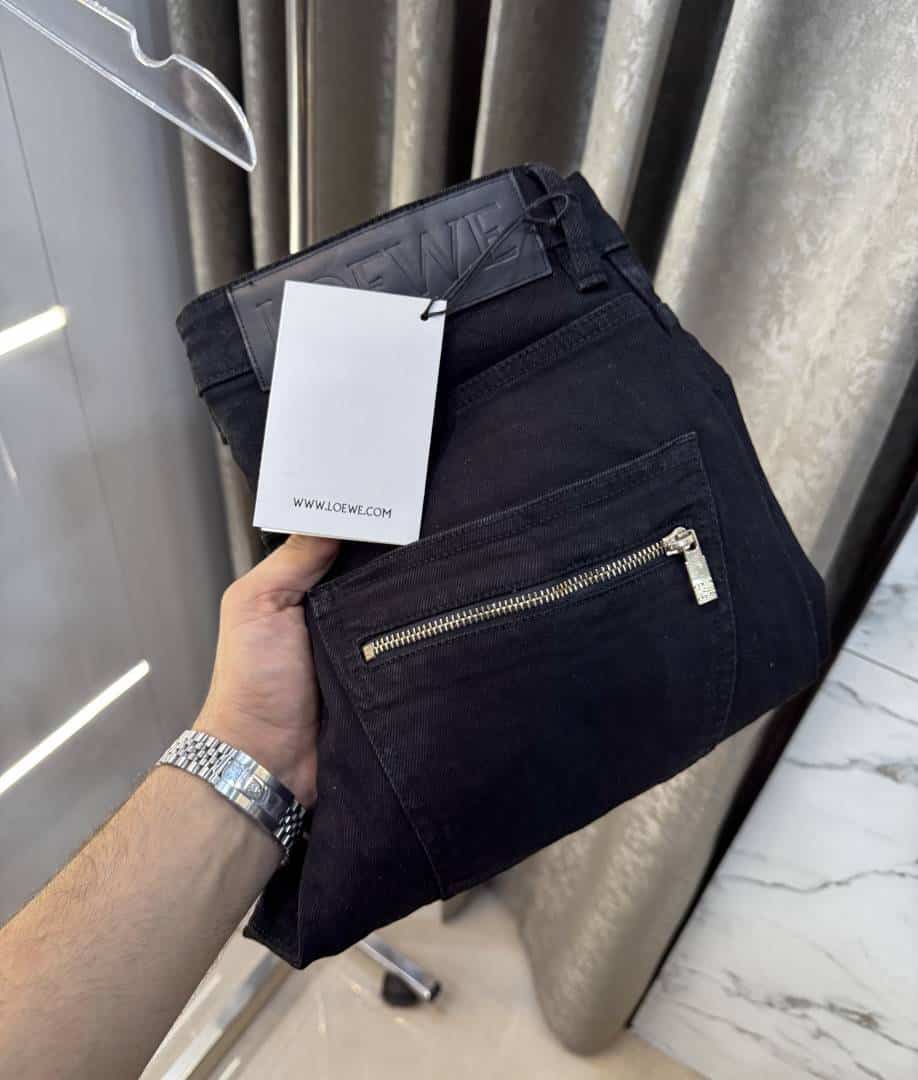Loew e Jet Black Imported Hyperfle Turkey Denim