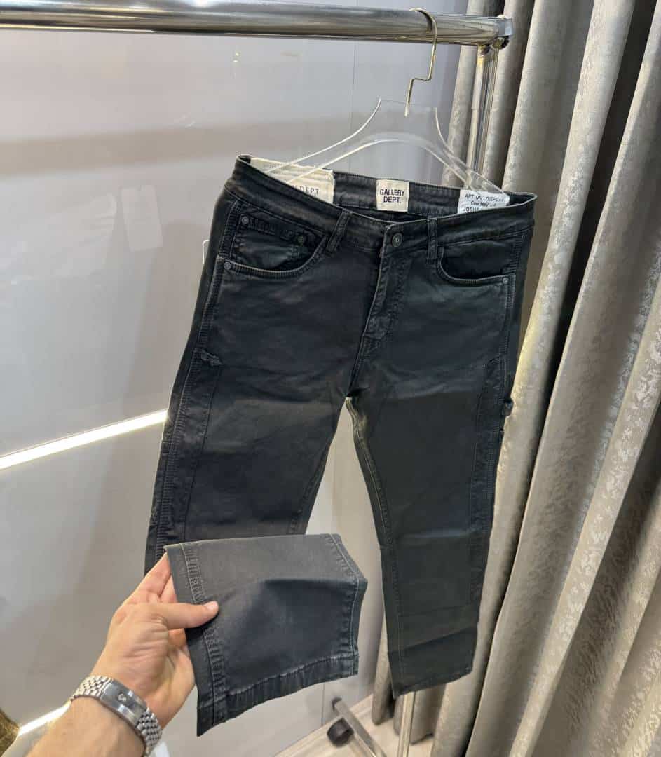 Gallery Depth Grey Designer Imported Denim Secondary image