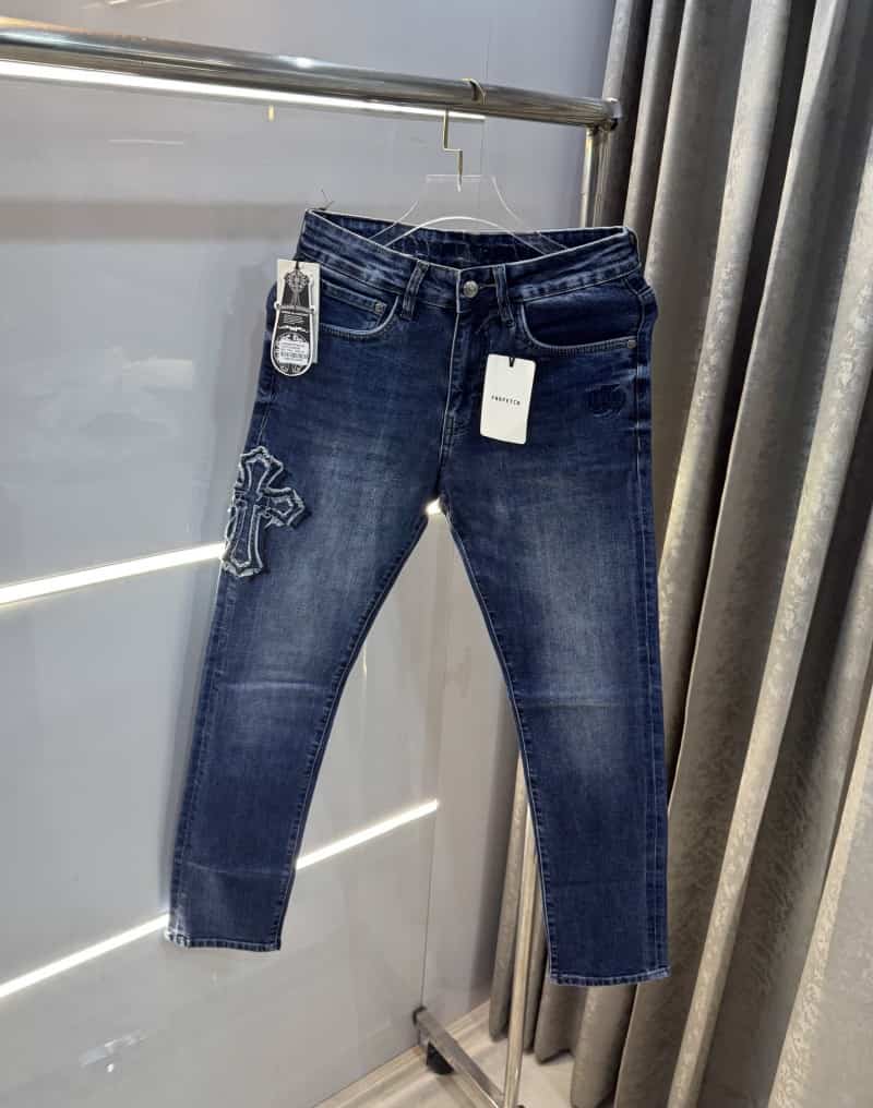Chrome Hearts Blue Designer Imported Denim