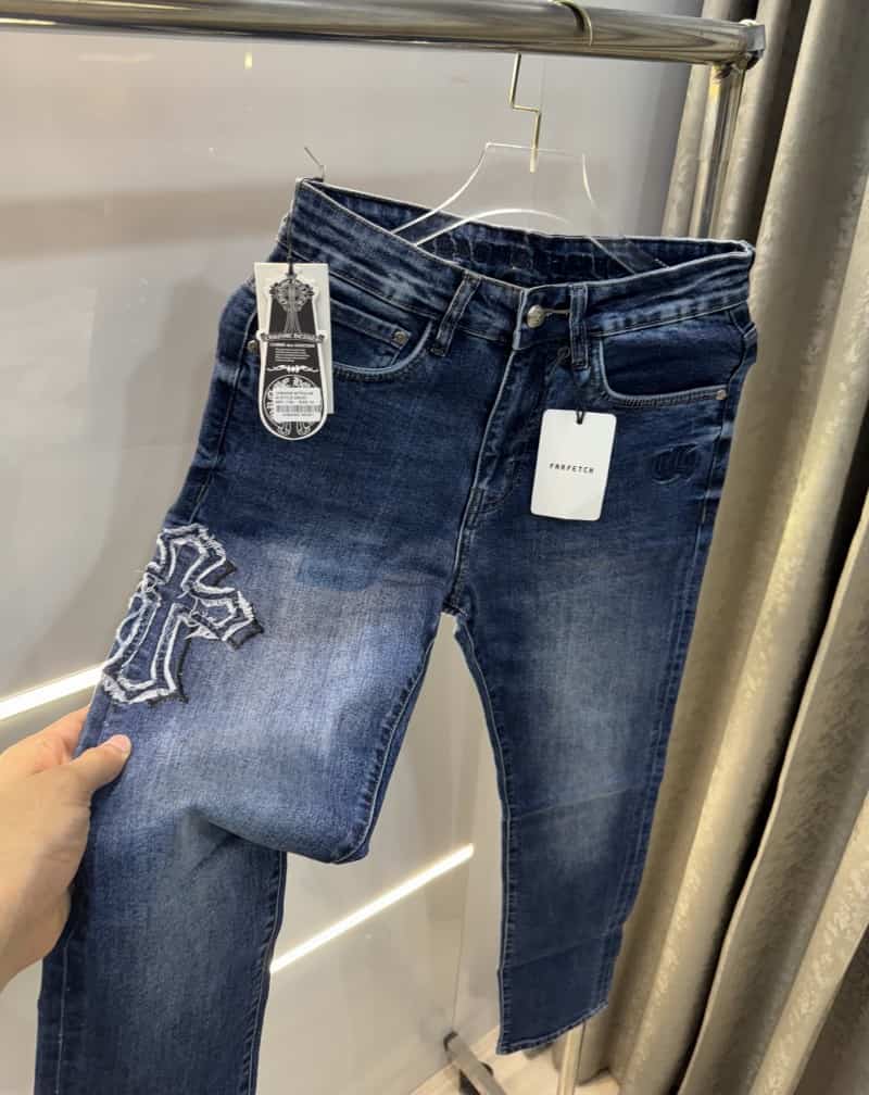 Chrome Hearts Blue Designer Imported Denim