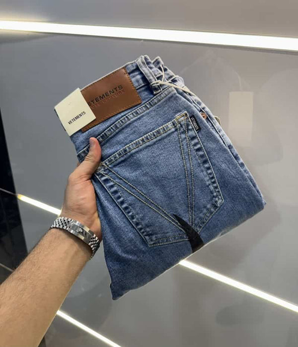 Vetements Sky Blue Designer Imported Denim