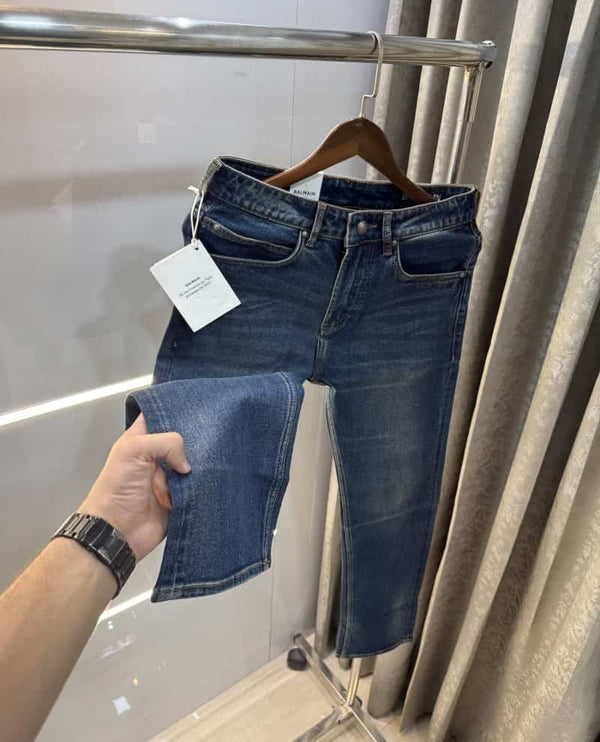 Balmai n Paris Greenish Pocket Logo Imported Denim