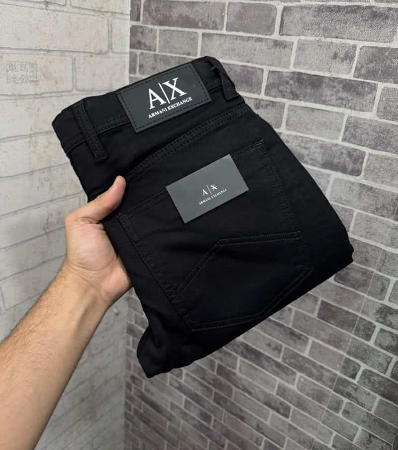 Arman i Jet Black Imported Premium Hyperflex Denim