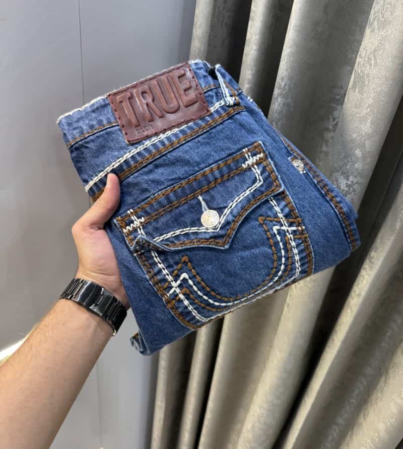 True Religio n Blue Imported Premium Boot Cut Denim