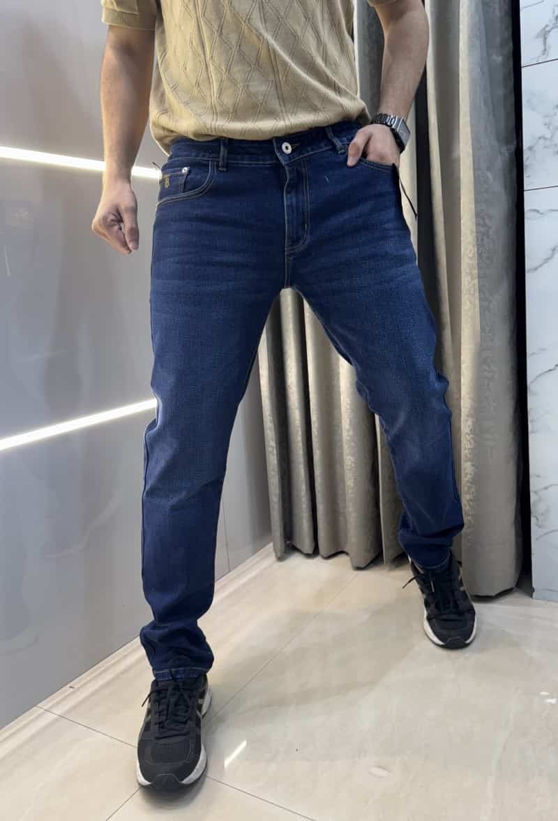 Burberr y Dark Blue Pocket Embroidery Imported Denim Secondary image