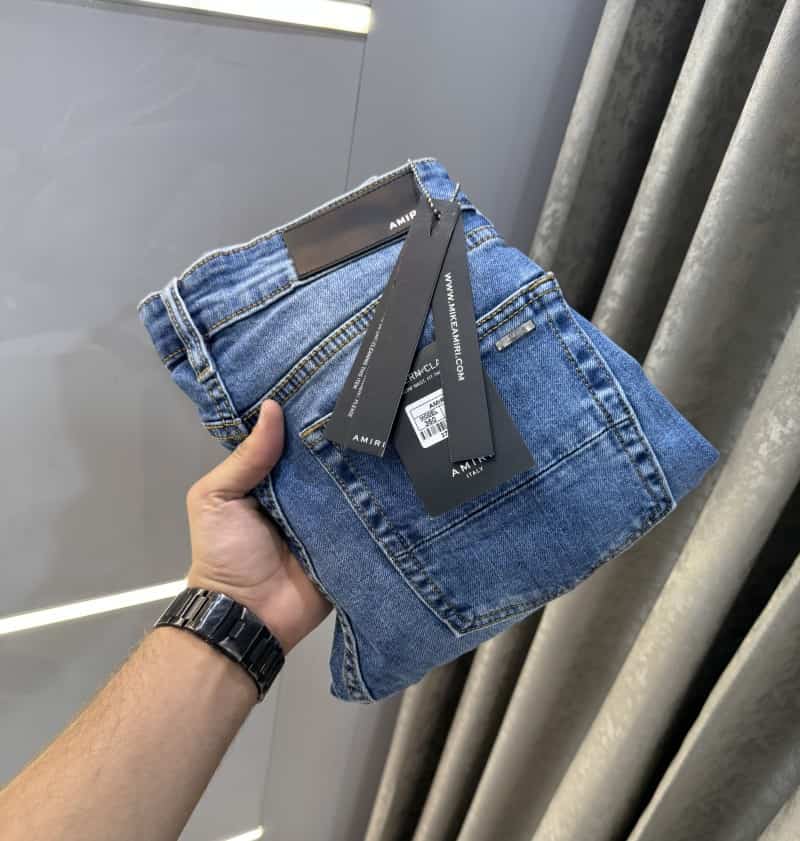 Amir i Vintage Shade Embroidery Work Imported Hyperflex.. Denim Secondary image