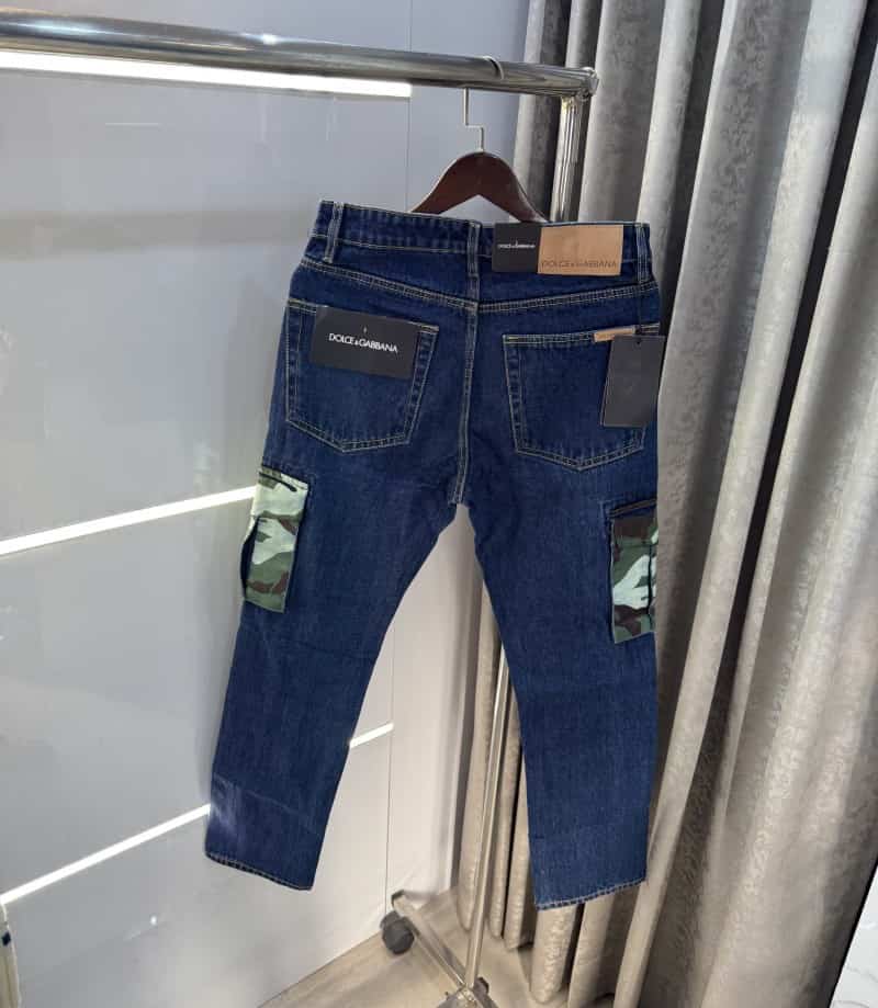 Dolce&Gabbana Blue PocketLook Imported Denim Main image
