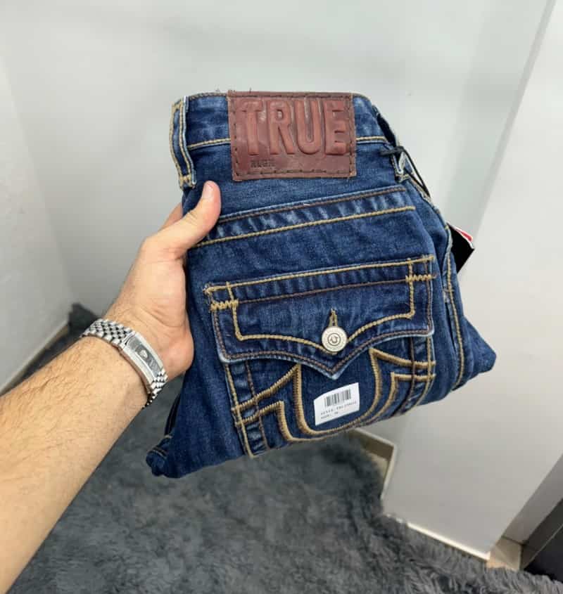 True Religion Blue2 Imported Premium Straight Fit Denim Secondary image
