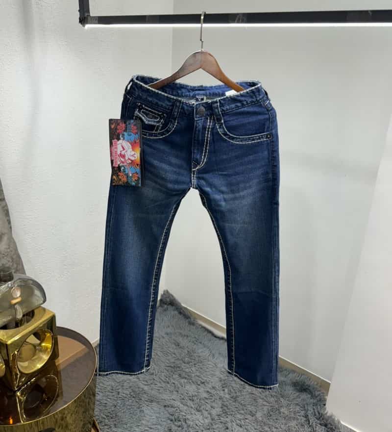 True Religion Blue3 Imported Premium Straight Fit Denim