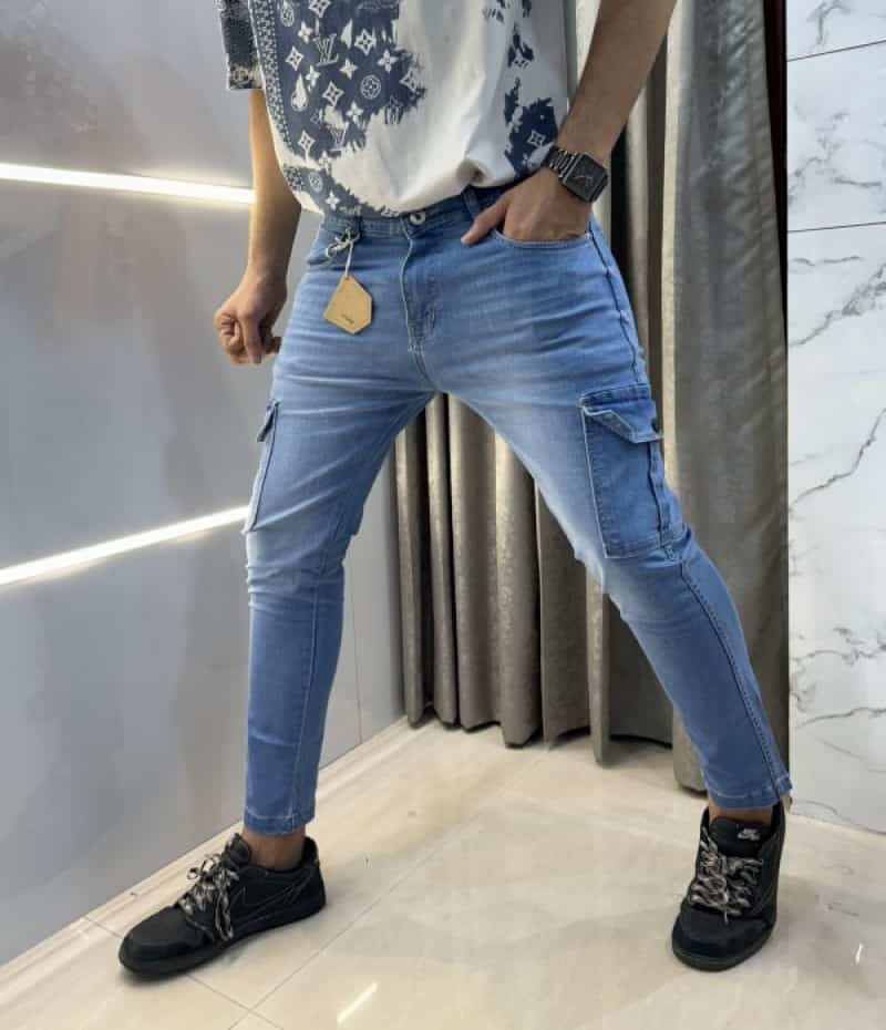 G - star Raw Sky Blue Imported Hyperfle Cargo Denim