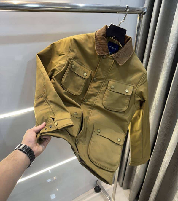 Hacket London Khakhi Imported Premium Bomber Jacket