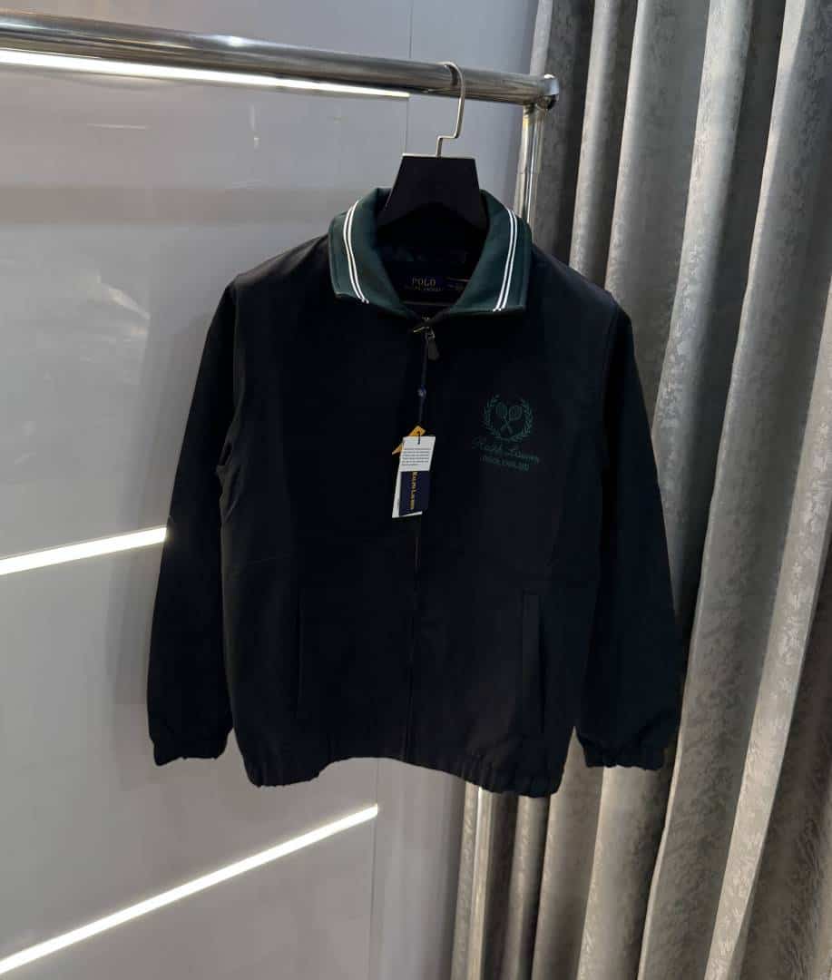 Ralph Laure n Black Imported Premium Bomber Jacket