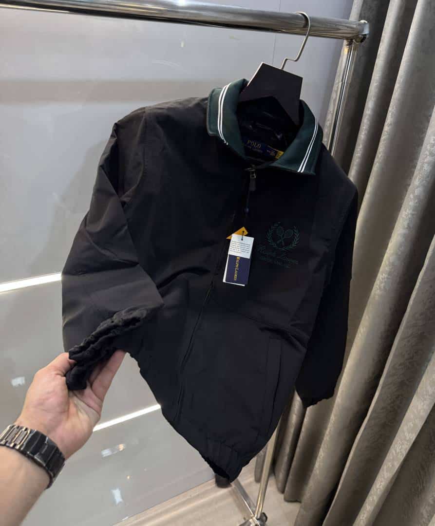 Ralph Laure n Black Imported Premium Bomber Jacket