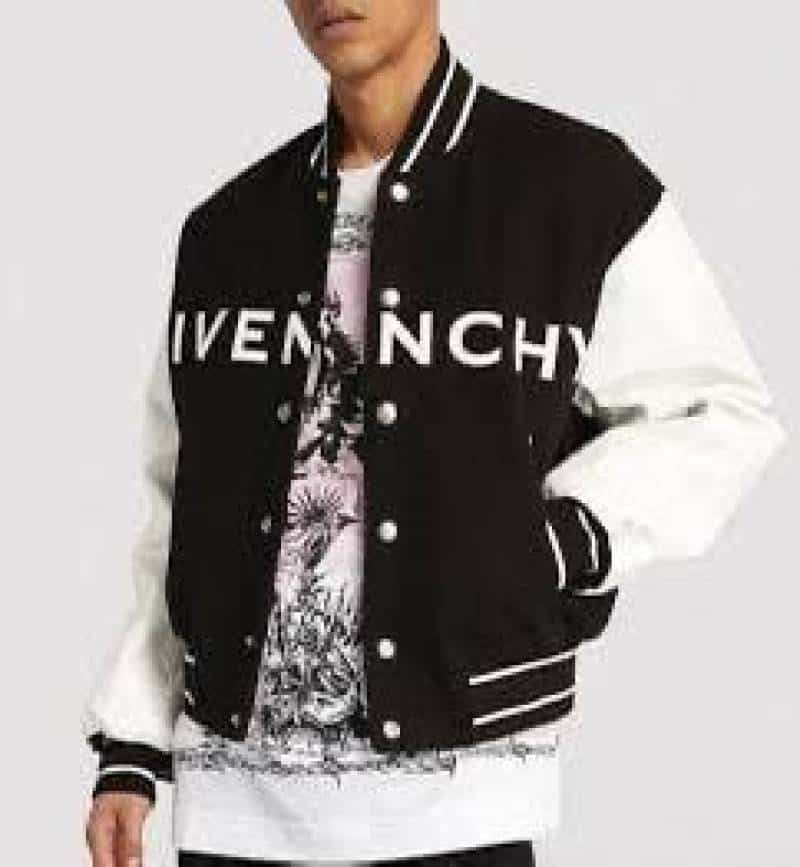 Givench y Paris Black Limited Edition Imported Varsity Jacket Main image