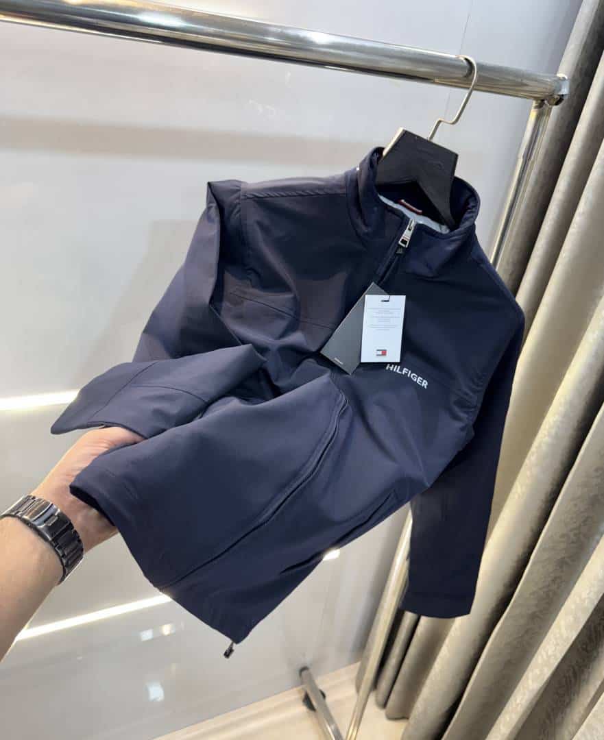 Tomm y Hilfiger Navy Blue Imported Premium Bomber Jacket Secondary image