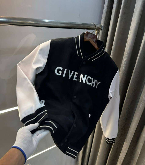 Givench y Paris Black Limited Edition Imported Varsity Jacket