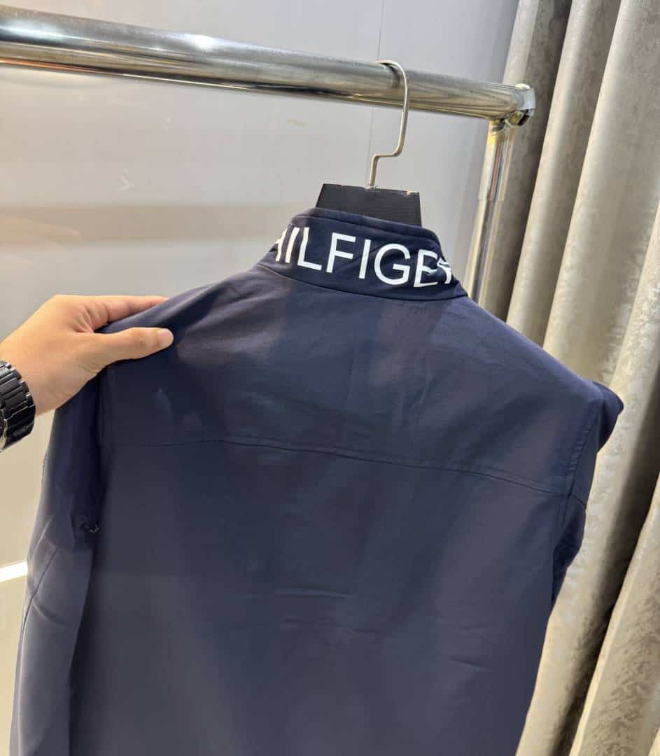 Tomm y Hilfiger Navy Blue Imported Premium Bomber Jacket