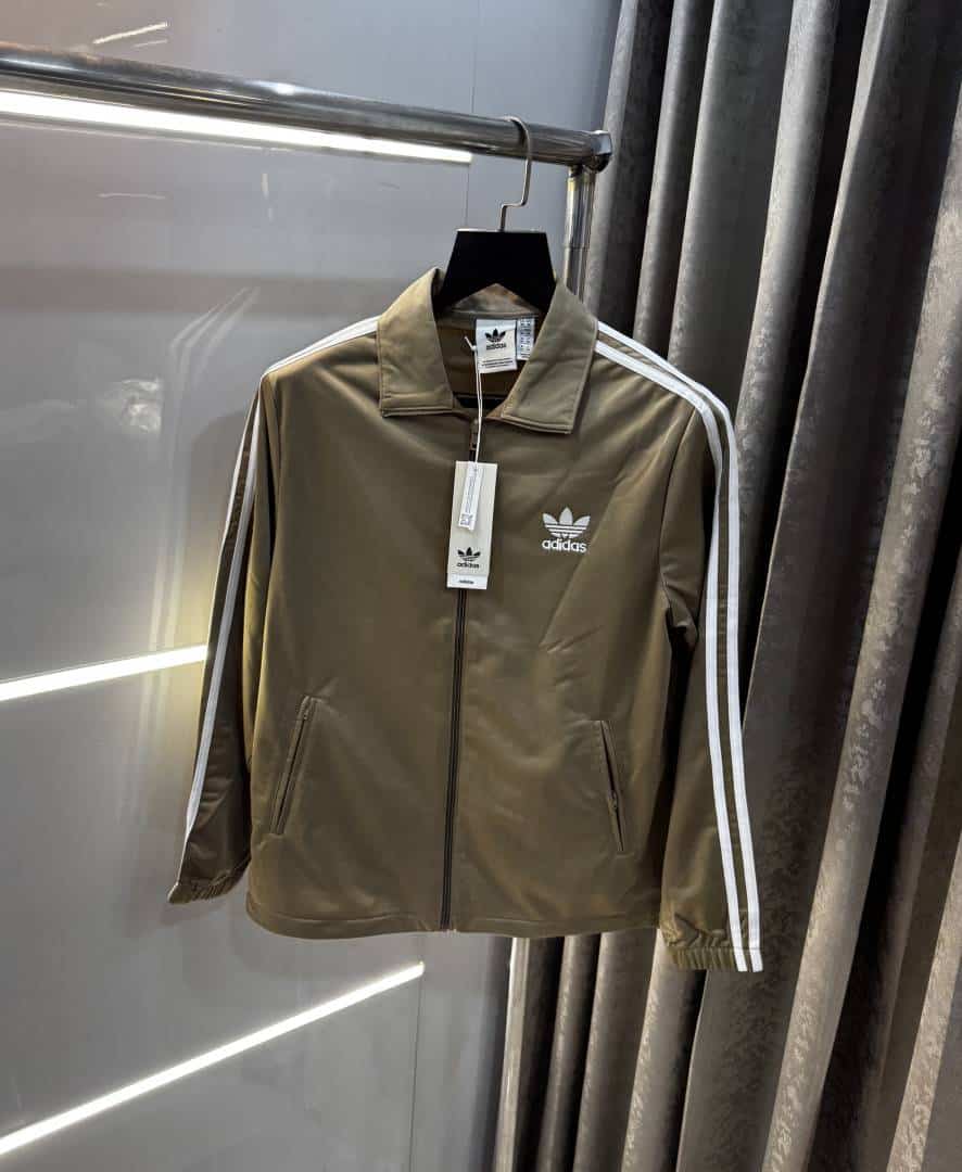 Adida s Beige Premium Classic Zipper Jacket Secondary image