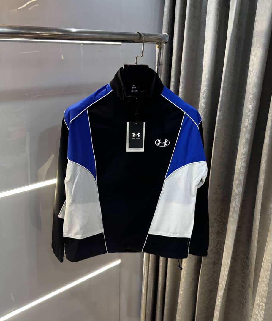 Unde r Armour Black blue  luX...ury Biker Edition WindBreaker Main image
