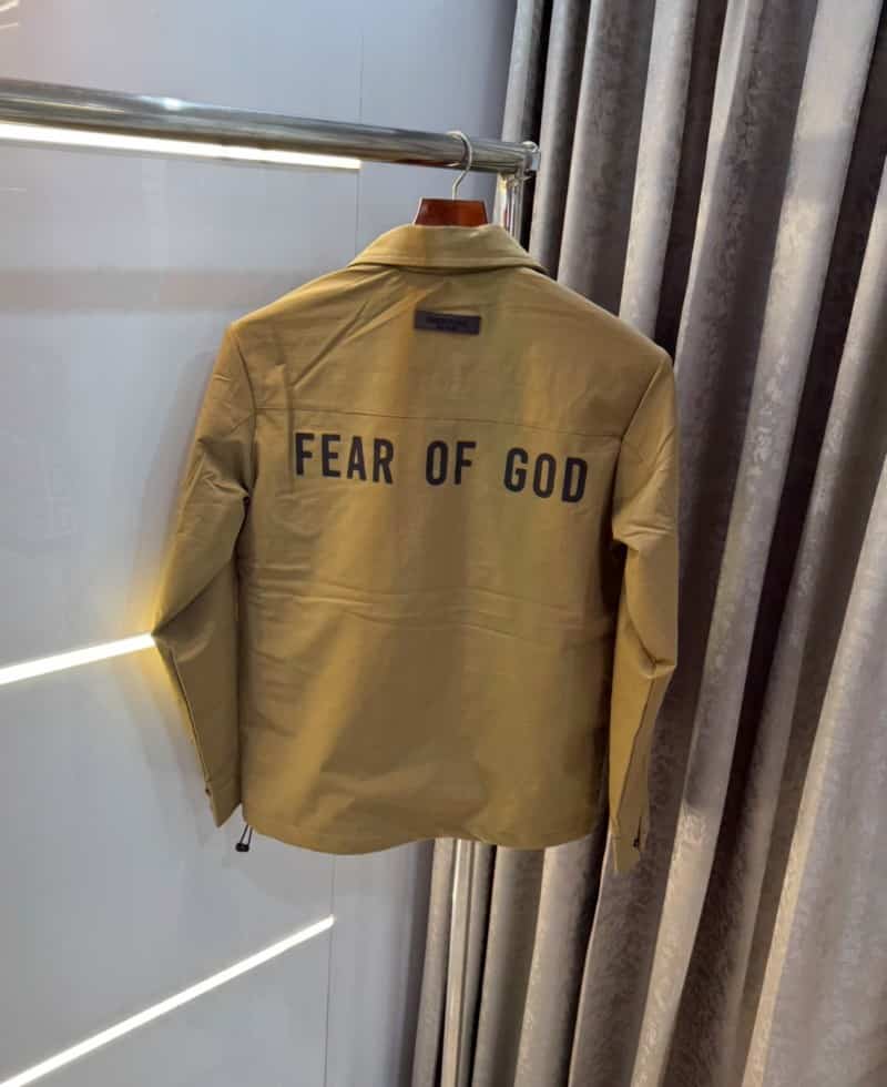 Essentia l Fea r of god Beige Imported Premium Jacket Main image