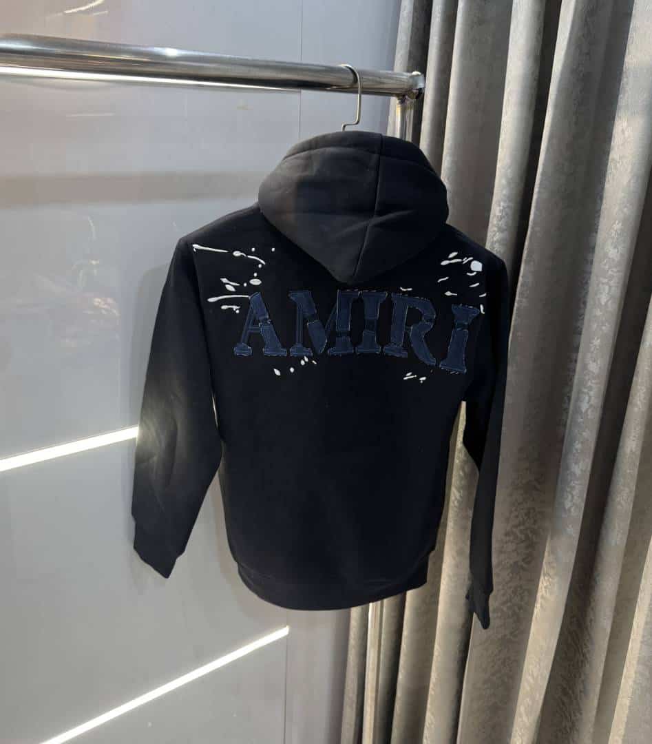 Amir i Black Embroidery Imported Premium Hoodie