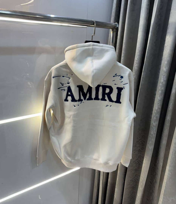 Amir i White Embroidery Imported Premium Hoodie