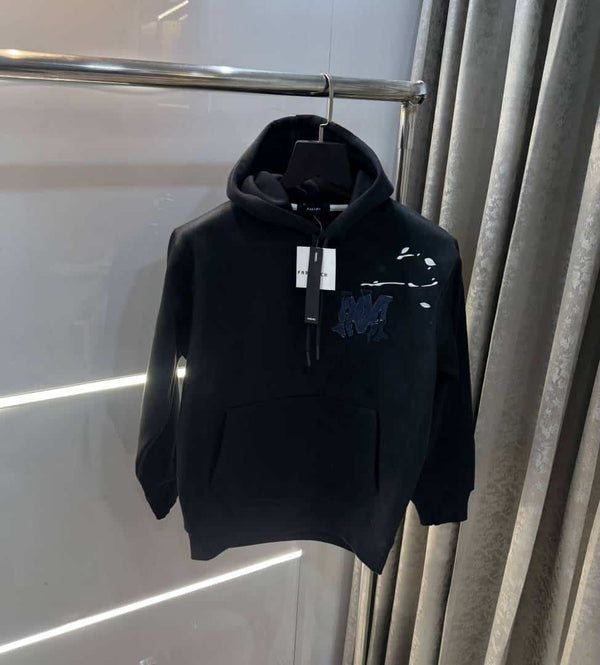 Amir i Black Embroidery Imported Premium Hoodie