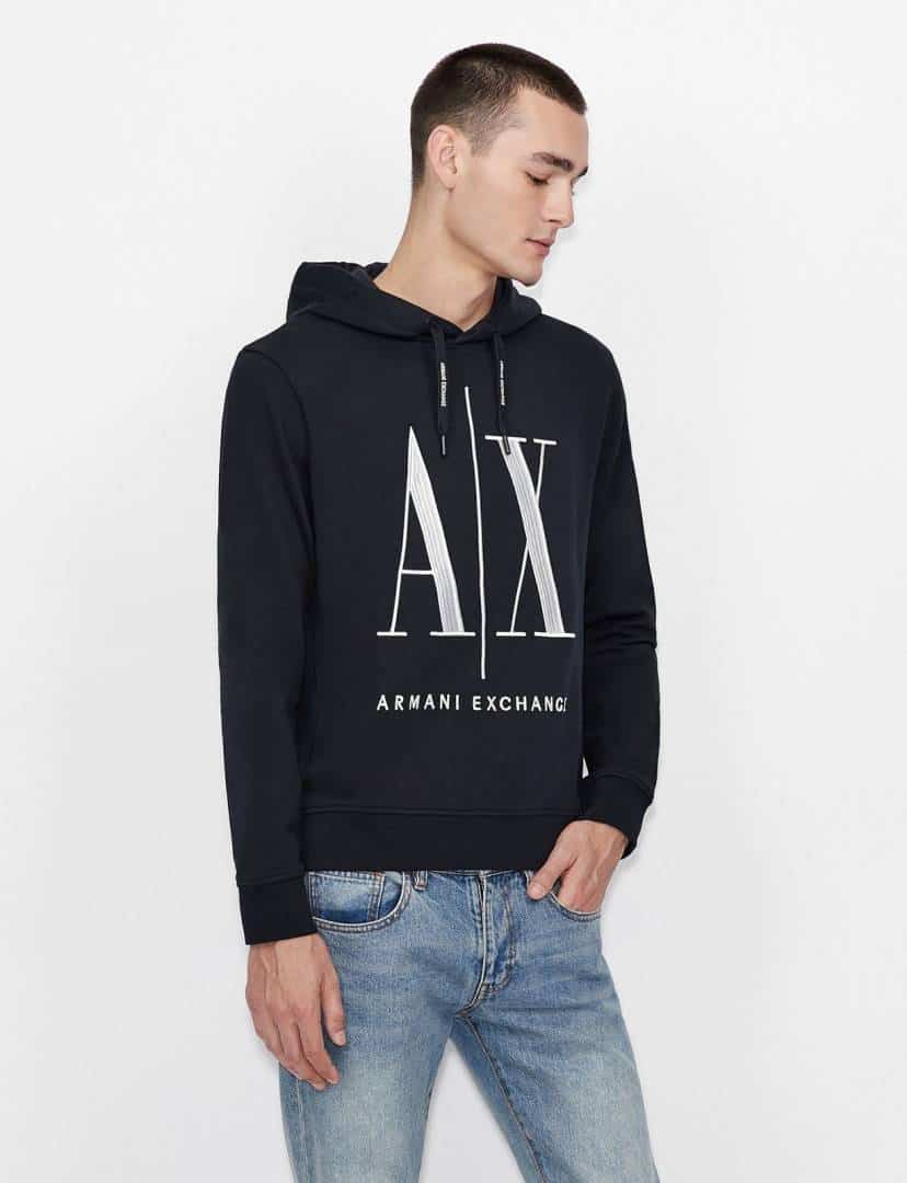 Arman i Exchange Black Classic Print Premium Hoodie Main image